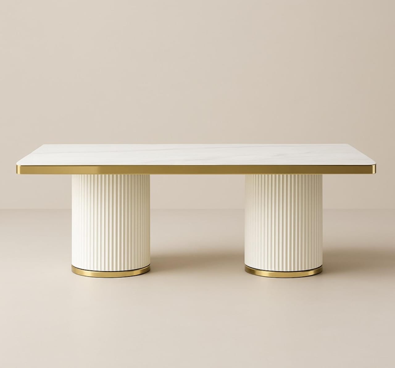 Genevieve Marble Dining Table (200 cm)