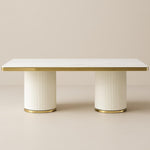Genevieve Marble Dining Table (200 cm)