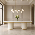 Genevieve Marble Dining Table (200 cm)