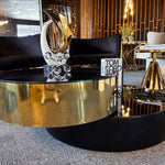 Camilla Lux Rotating Coffee table (Available in Gold or Rose Gold)