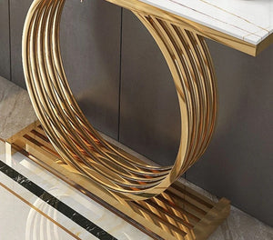 Eleganza Console Table (Gold)