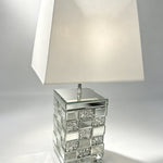 Zyvarique Mirrored Table Lamp (68 H cm) Silver