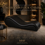 Noir Contour Chaise (Available in Black, Grey or Brown)
