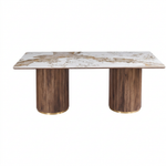 Orravique Dining Table (210 cm) Brown