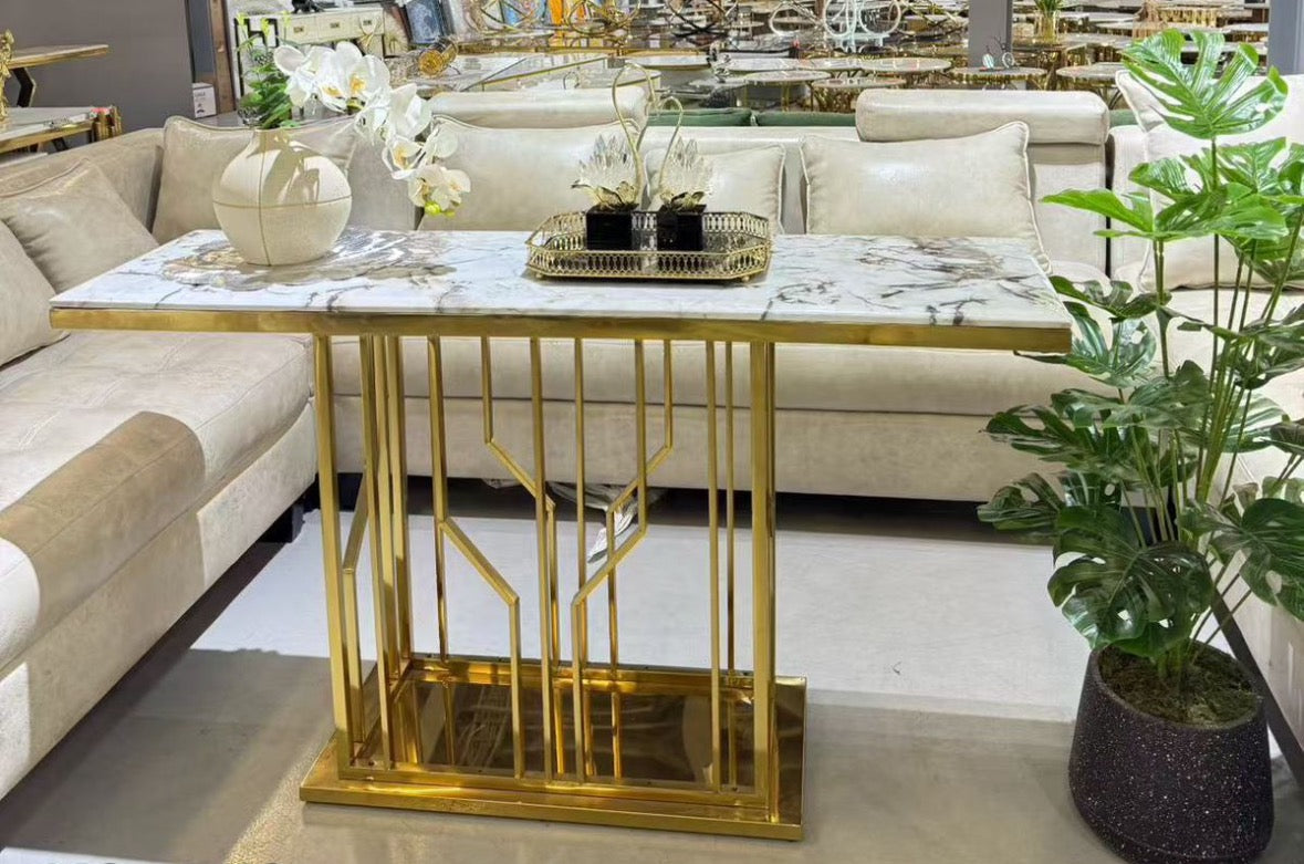 Glade Marble Console/Entryway Table (140 cm)