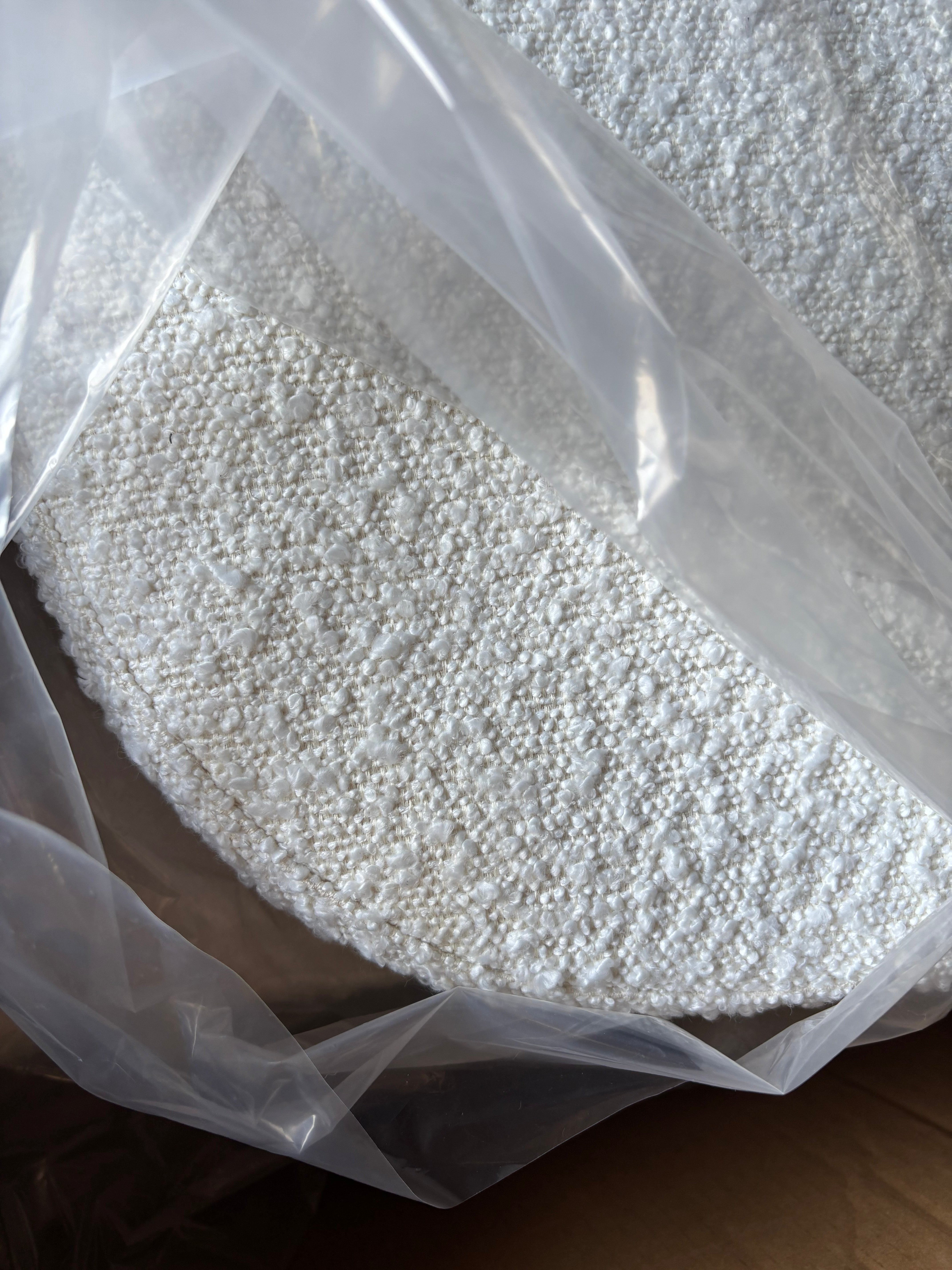 Phoenix Fleece Dining Chairs (Gold/White) Sold as a Set of 2