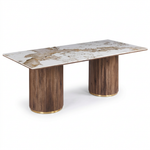 Orravique Dining Table (210 cm) Brown