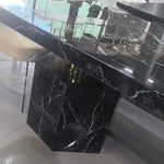 The Grand Majesty Marble Dining Table (220 cm) Black/White