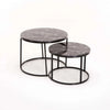 Alice Set of two nesting tables (Black and Black) - MHF Decor-Delights
