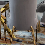 Cole Velvet Dining Chair (Available in Grey and Beige)