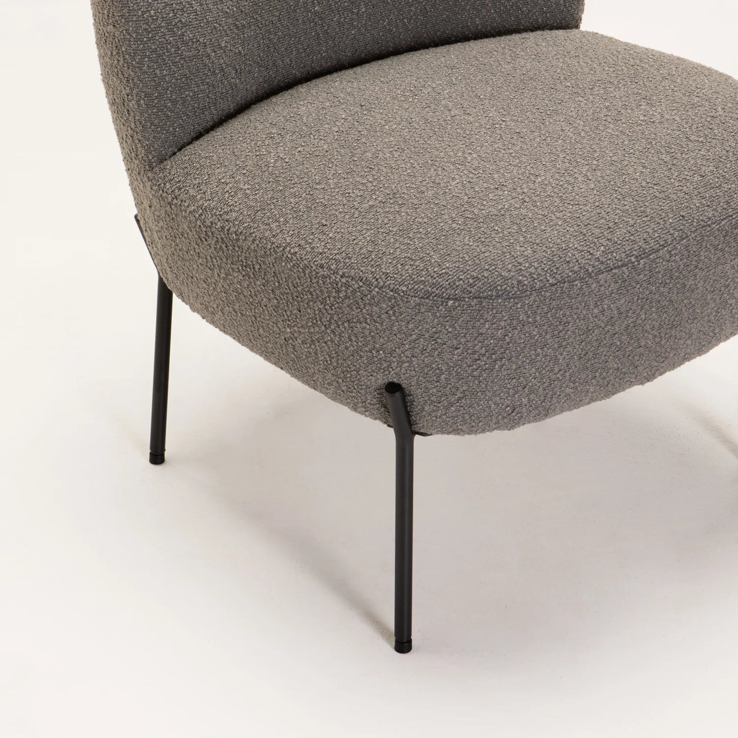 Pearson Boucle Fabric Chair (Available in Grey or Cream)