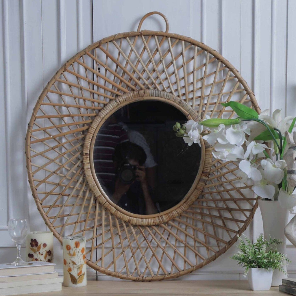 Zale Bamboo Mirror (75 cm)