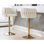 Aisha Velvet Bar Stools (Available in Various Colours)