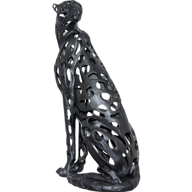 Cheetah Sculpture Black (43 cm)