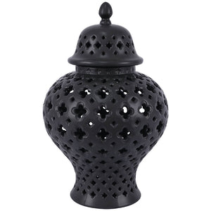 Black Ginger Jar (37 cm)