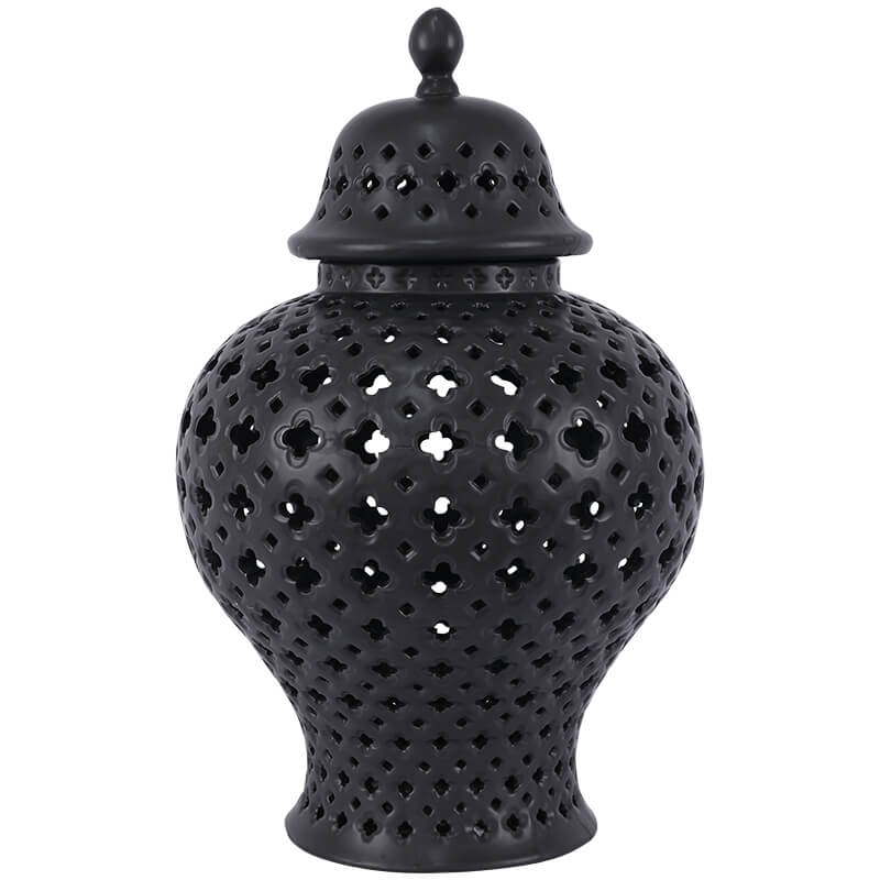 Black Ginger Jar (48 cm)