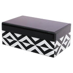 Black/White Jewellery box (20 cm)