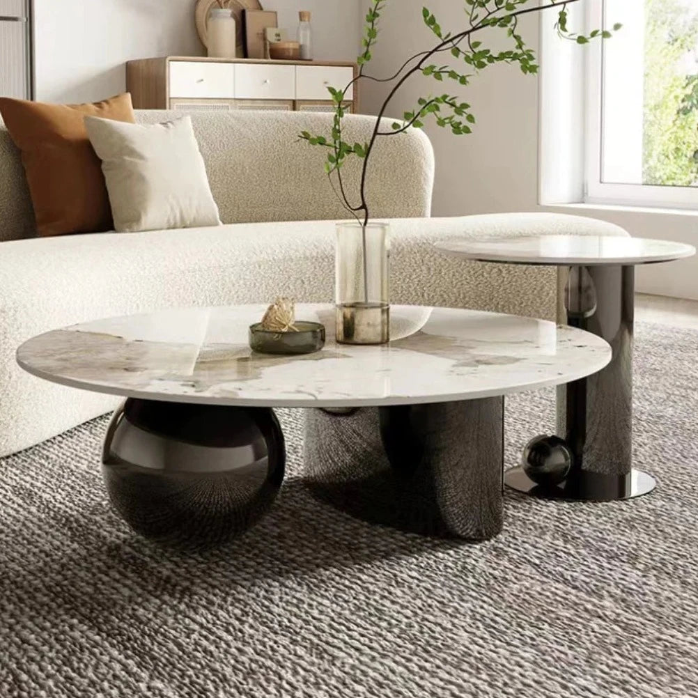 Mercury Coffee and Side Table Set (Available in Black)