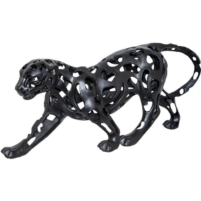 Leopard Black Statue (61 cm)