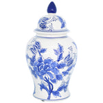 Blue/White Ginger Jar/Lid (46 cm)