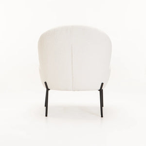 Pearson Boucle Fabric Chair (Available in Grey or Cream)