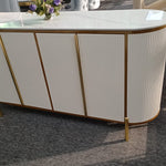 Grande Luxury Sideboard (150 cm) White/Gold