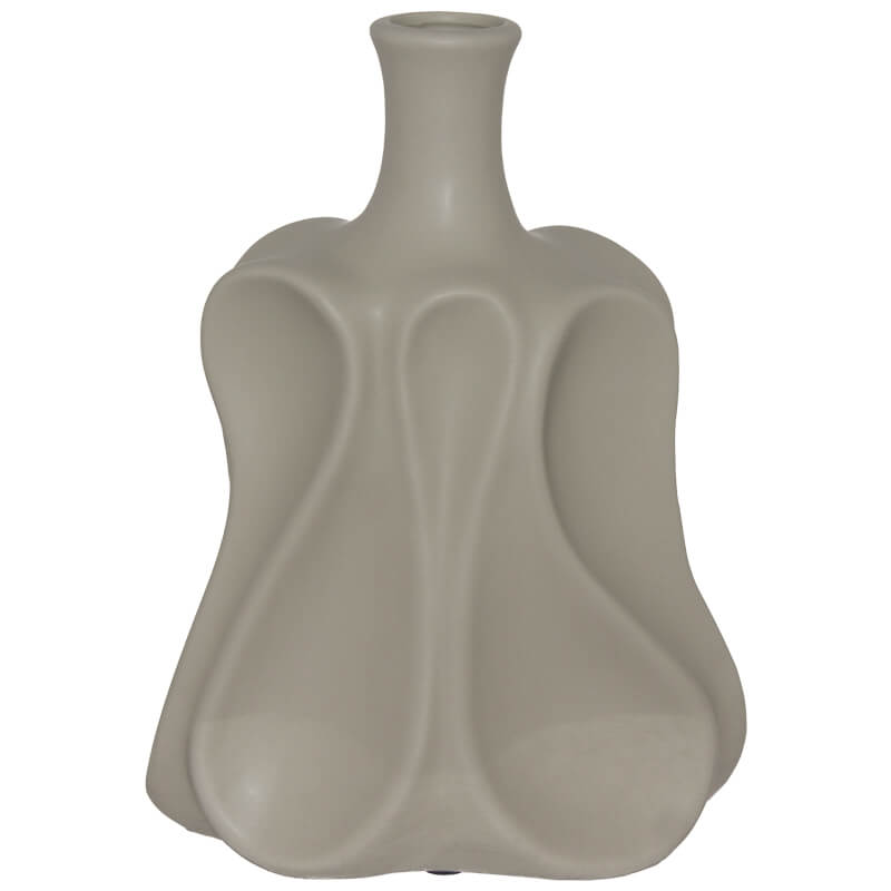 Beige Pine Vase (28 cm)