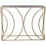 Modena Mirror Console Table (Gold) 102 cm