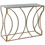 Modena Mirror Console Table (Gold) 102 cm