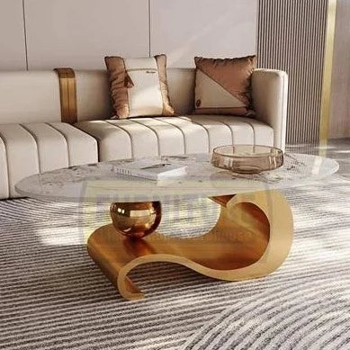 Cypher Coffee Table (Gold)