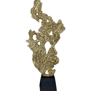 Flaming Gold Sculpture (72 cm) - MHF Decor-Delights
