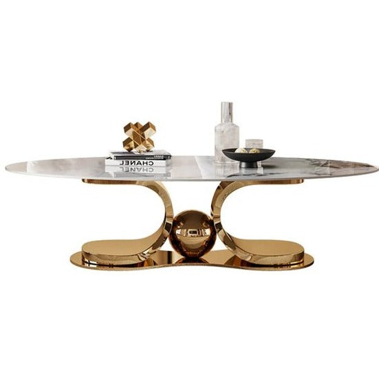 Dior Coffee Table (Available in Gold or Dark Silver)