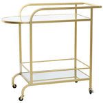 Aurora Drinks Trolley (Gold) 87 cm