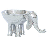 Elephant display bowl (19 cm) Silver