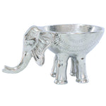 Elephant display bowl (19 cm) Silver