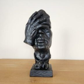 See no Evil Abstract Sculpture (29.5 cm) - MHF Decor-Delights