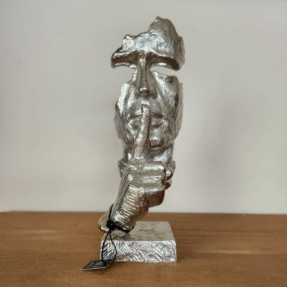 Speak no Evil Abstract Sculpture (29.5 cm) - MHF Decor-Delights