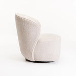 Casey Swivel Chair (Available in Grey or Oatmeal)
