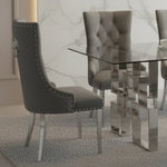 Sapphire Velvet Dining Chair (Available in Dark Grey)
