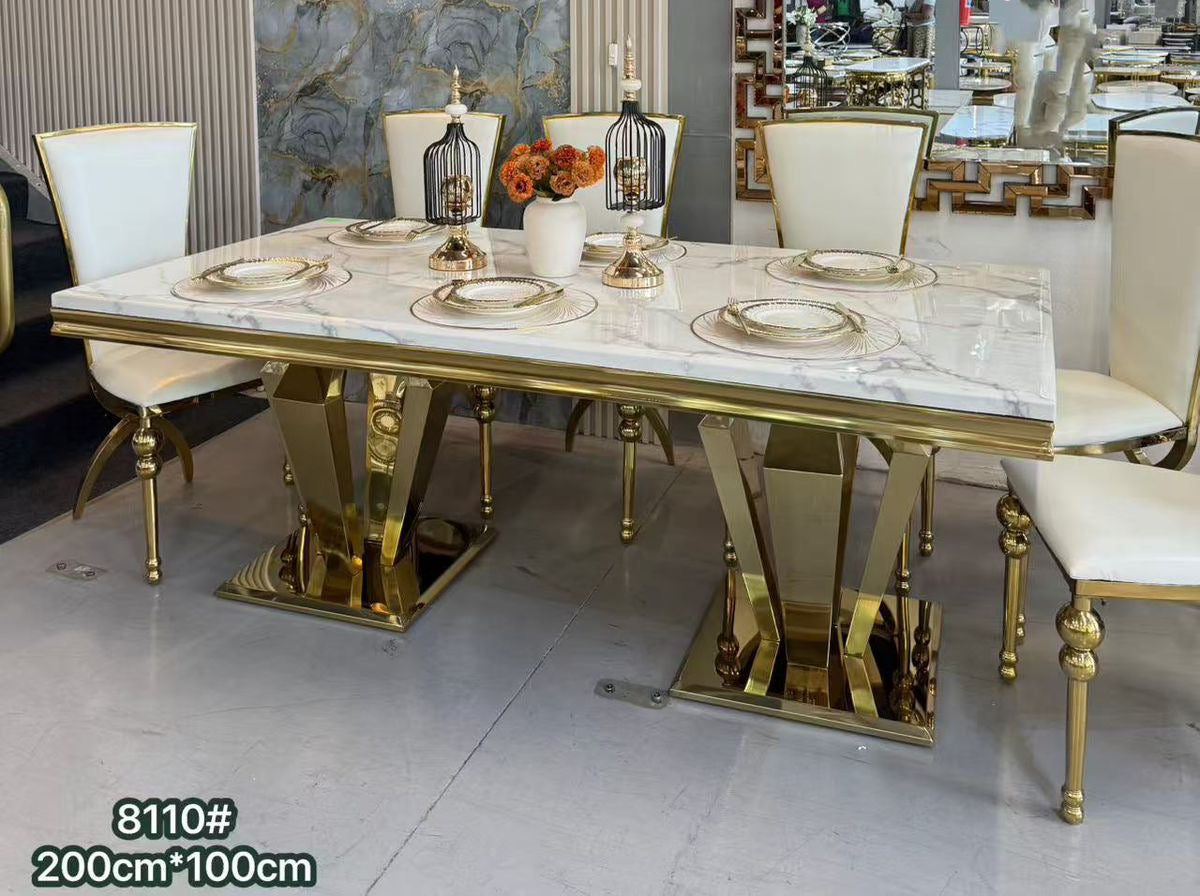 Margot Marble Dining Table (200 cm)