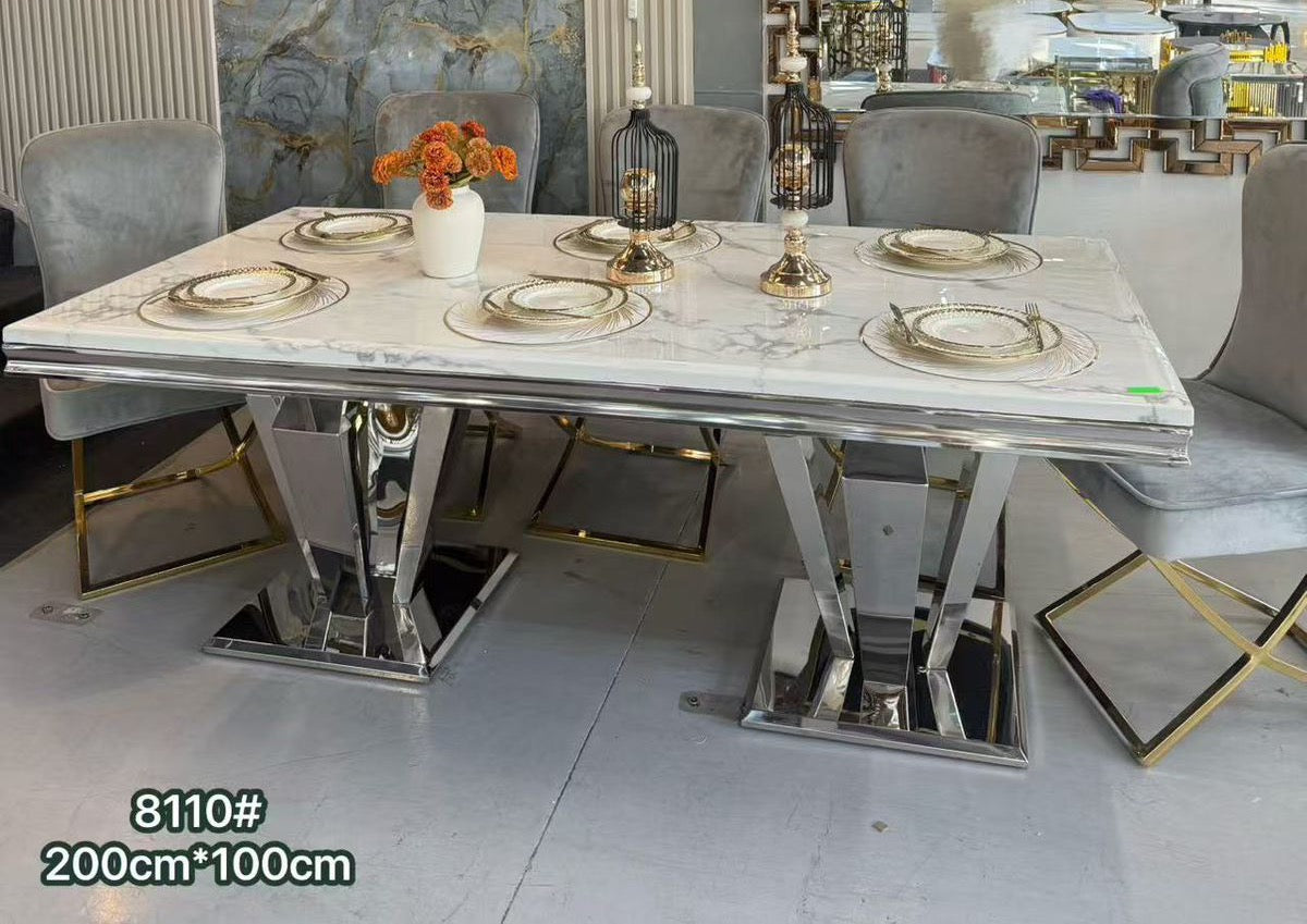 Margot Marble Dining Table (200 cm)