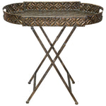 Ant. Gold Foldable table (70 H cm)