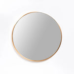 Round Alum. Mirror (80 cm) Available in Gold, Silver or Black
