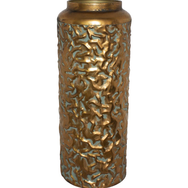 Antiq. Gold/Green Vase (49 cm)