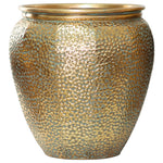 Gold Spek Pot (48 H x 47 D cm)