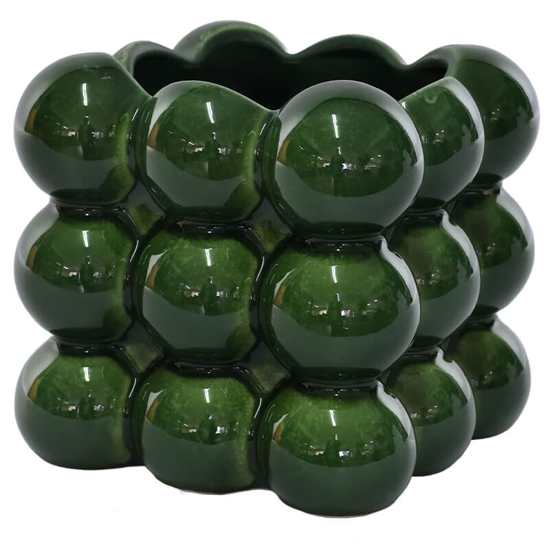 Green Bubble vase (13 cm)