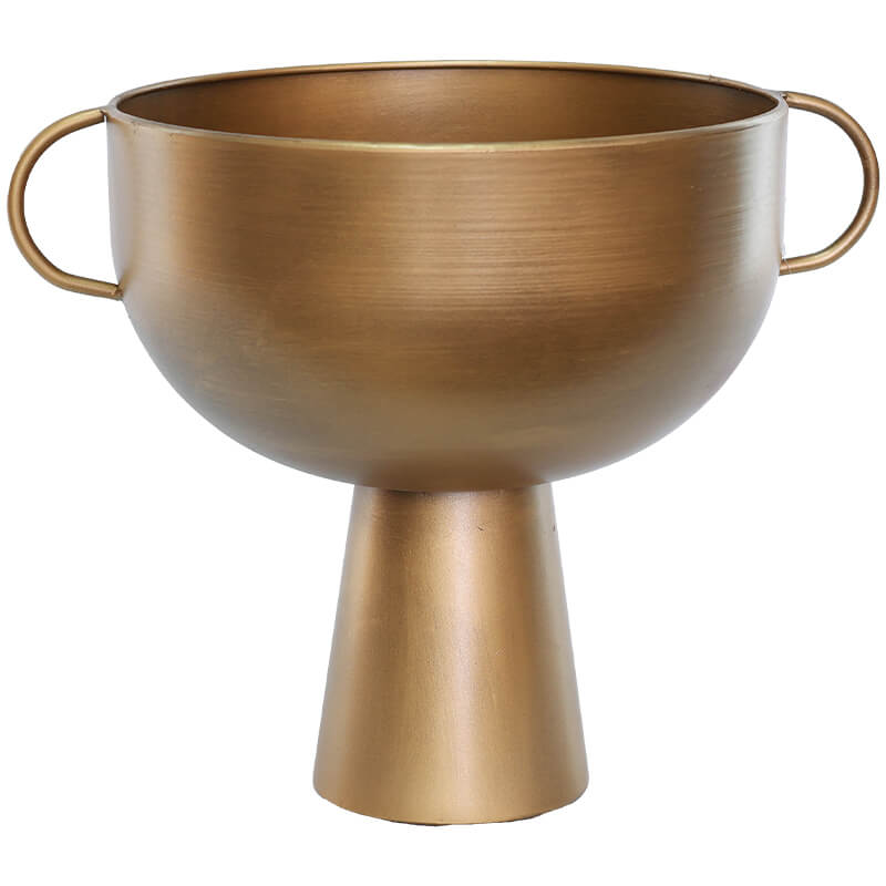 Handled Matt Gold Compote (31 cm)