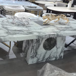 StoneLuxe Solid Marble Dining Table (200 cm)