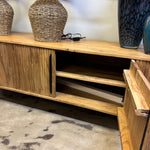 Stellan Acacia Wood TV Unit/Plasma Stand (175 cm)