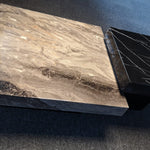 Midnight Fusion Marble Coffee Table Set (90/60 cm)